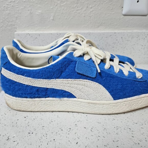 Size 10.5 - PUMA Suede Mohair - Royal Blue Excellent Condition No Box - Picture 4 of 8